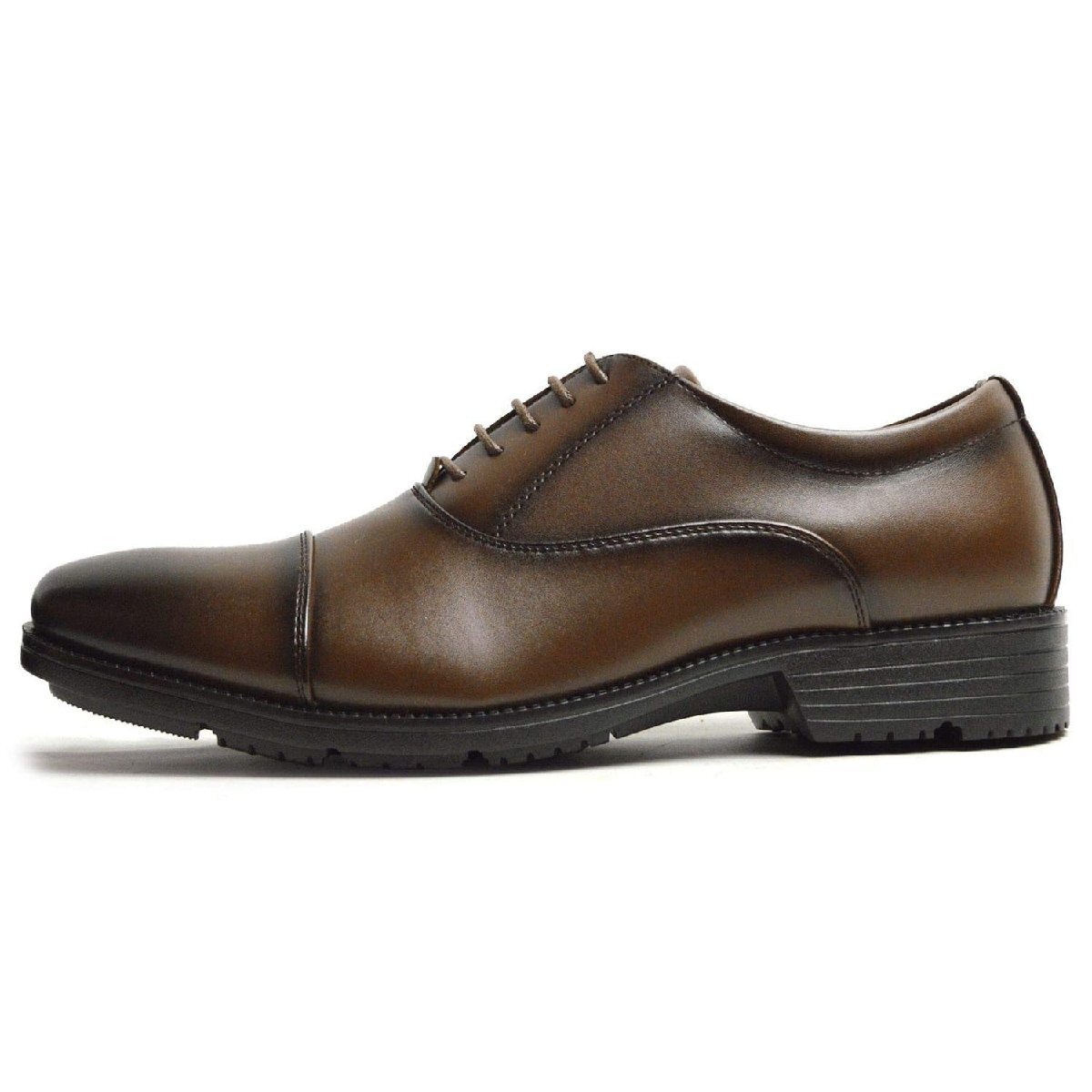 新品■28cm ビジネスシューズ メンズ 革靴 防水 内羽根 ストレートチップ 走れる コンフォート ウォーキング 軽量 幅広 4EEEE 靴 抗菌拍卖