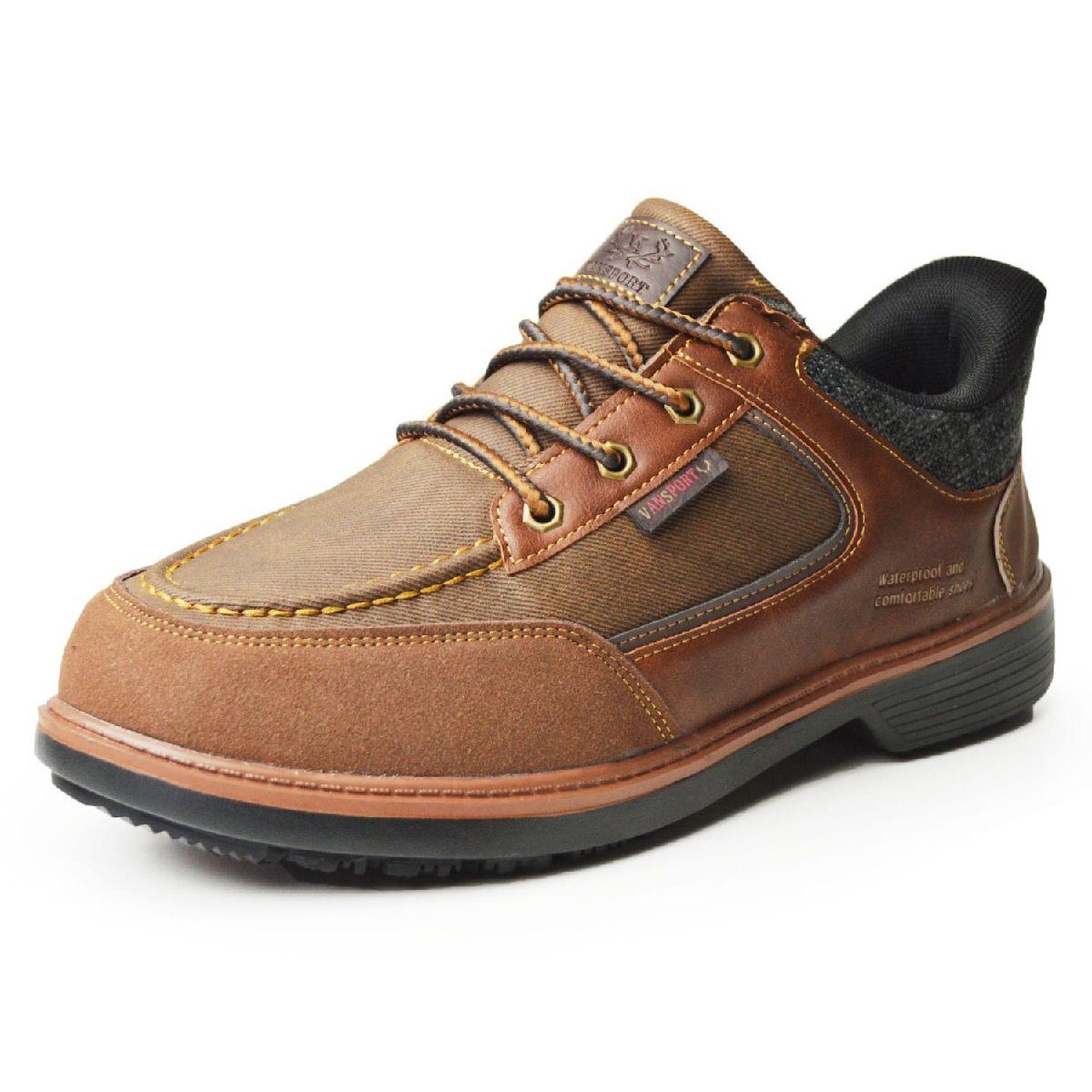 新品■26.5cm スニーカー メンズ 防水 カジュアルスニーカー 軽量 レインシューズ スリッポン ウォーキング 幅広 4E コンフォート 靴拍卖