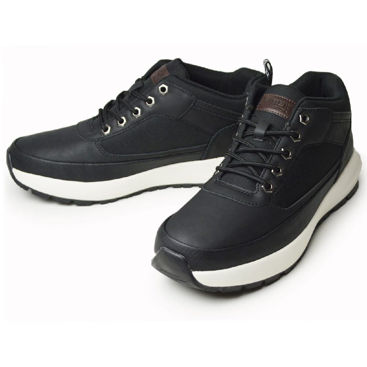 新品■27cm LiBERTO EDWIN リベルト エドウィン メンズ スニーカー 防水 ブーツ レインブーツ ミドルカット ワークブーツ 軽量 防滑拍卖