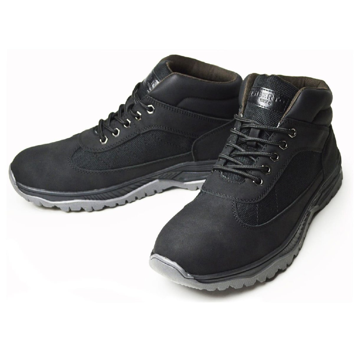 新品■25.5cm LiBERTO EDWIN リベルト エドウィン メンズ ブーツ 防水 ワークブーツ レインブーツ スニーカー ショートブーツ 防滑拍卖