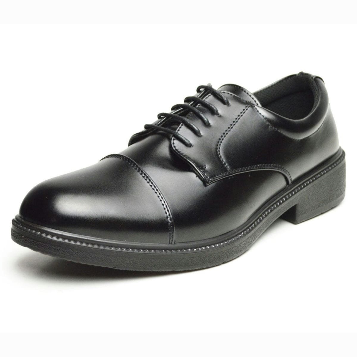 新品■25.5cm ビジネスシューズ 4EEEE 多機能 メンズ 紳士靴 革靴 オフィス フォーマル 外羽根 ストレートチップ FUN+WALK ファンウォーク拍卖