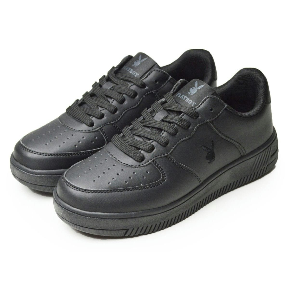 新品■24cm レディース スニーカー PLAYBOY プレイボーイ 軽量 軽い スポーツシューズ 屈曲 防滑 カジュアル ロゴ シンプル【エコ配送】拍卖