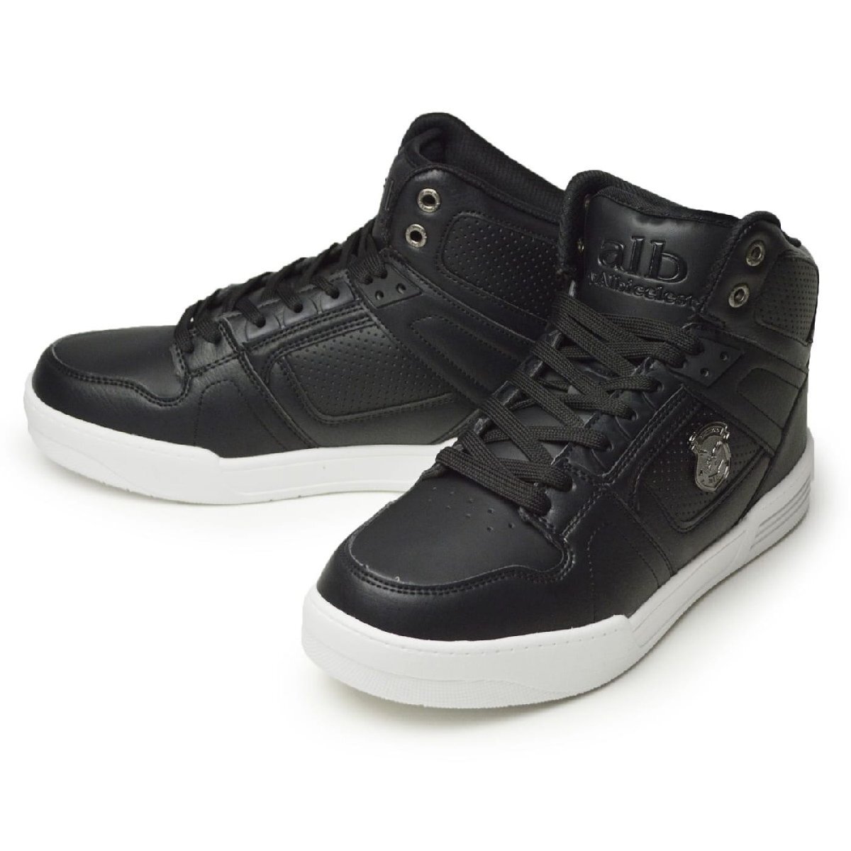 新品■26cm alb アルビ スニーカー メンズ ハイカット 軽量 カジュアル スポーツ バッシュ バスケットシューズ 防滑 コンフォート 靴拍卖