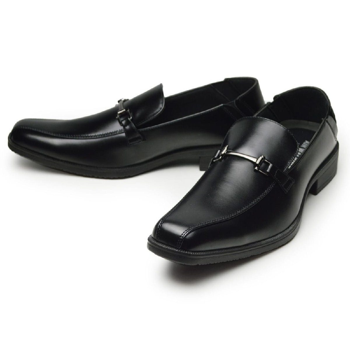 新品■24.5~25cm ビジネスシューズ メンズ 2WAY 紳士靴 革靴 スリッポン ビジネスサンダル ローファー 軽量 屈曲 防滑 幅広 3E EEE 靴拍卖