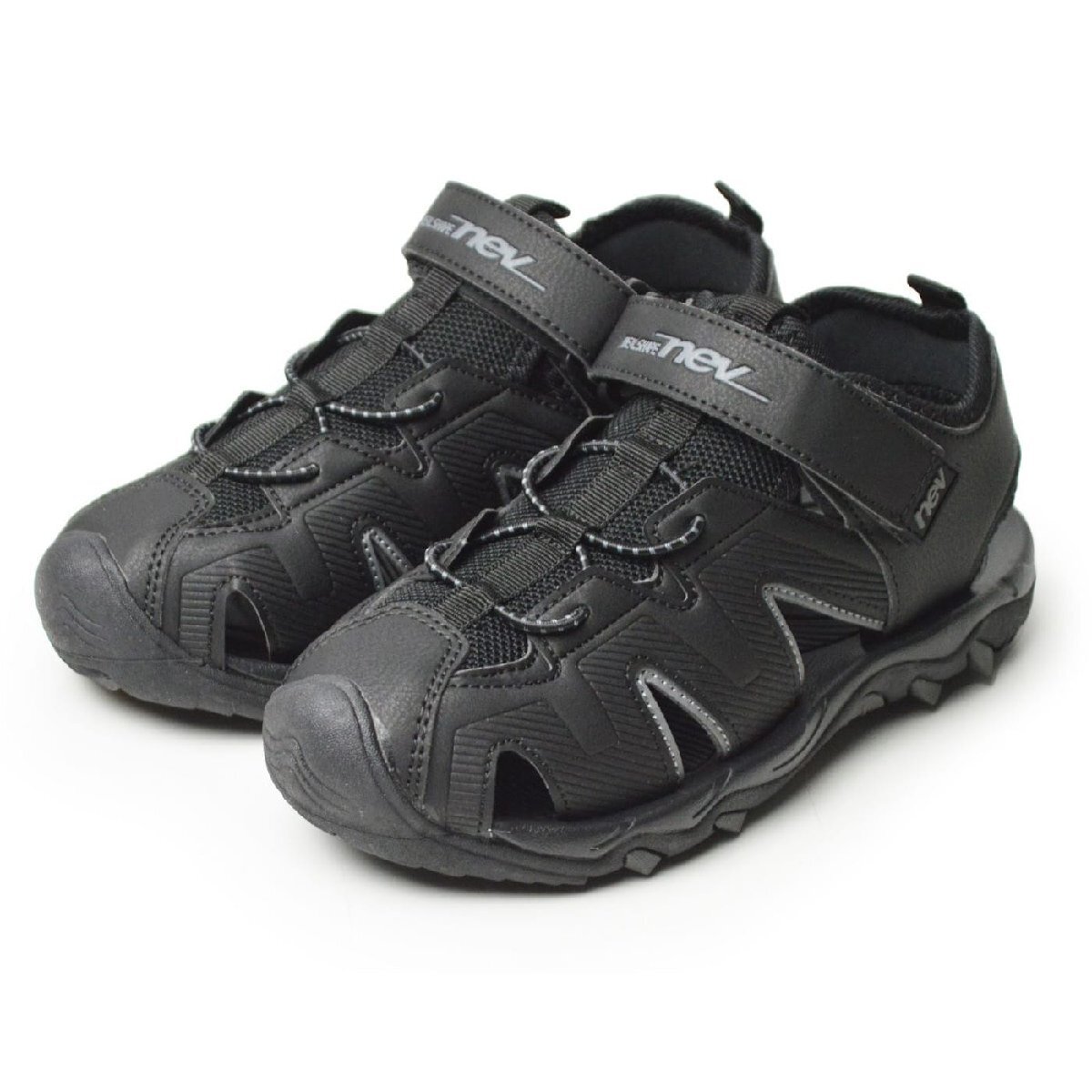 新品■23cm キッズ サンダル 子供 キッズシューズ スポーツサンダル アウトドア 靴 軽量 マジックテープ 防滑 男の子 女の子【エコ配送】拍卖