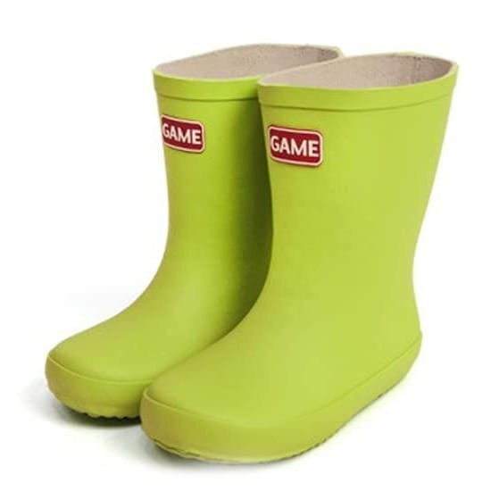 在庫処分■新品【14cm】キッズ ジュニア 長靴 レインブーツ GAME ゲーム 防水 防滑 防寒 スノー ブーツ シンプル 無地 子供靴【エコ配送】拍卖