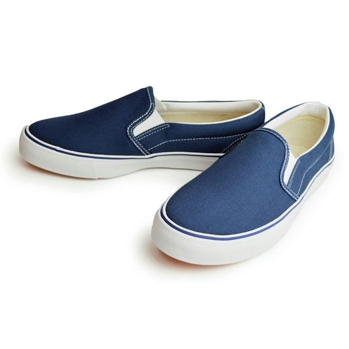 新品◆訳あり【27cm】メンズ スニーカー 幅広 3E カジュアルシューズ ローカット スリッポン 防滑 着脱簡単 シンプル 無地【エコ配送】拍卖