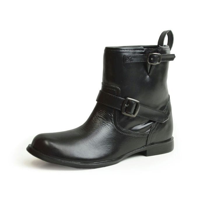 【在庫処分】新品■23~23.5cm レディース 完全防水 レイン ブーツ 防滑 シューズ ベルト バックル ショートブーツ 雨靴 カジュアル 長靴拍卖