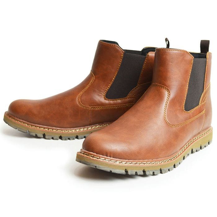 新品■26.5cm エドウィン EDWIN サイドゴア ブーツ 防水 レインブーツ シンプル カジュアル 着脱簡単 メンズ 防滑 グリップ シューズ拍卖