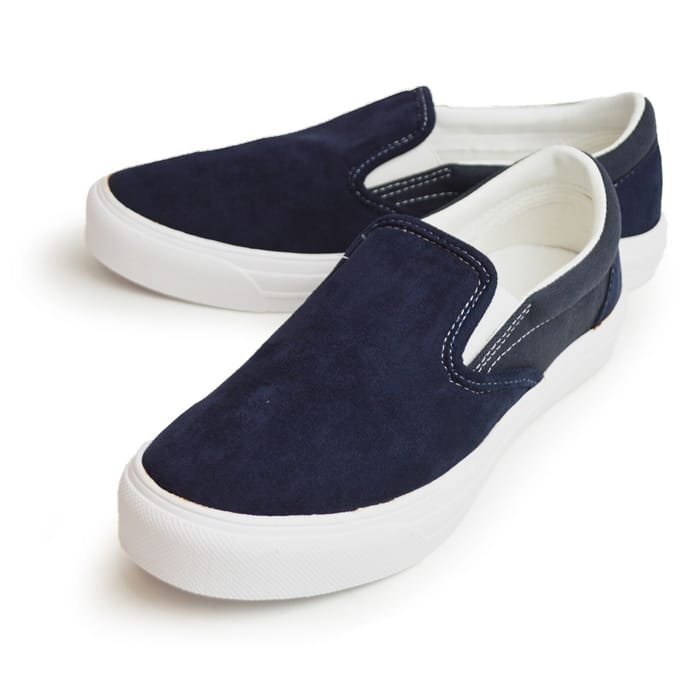 【在庫処分】新品■26cm メンズ earth music & ecology キャンバス スリッポン スニーカー 軽量 防滑 カジュアルシューズ 靴【エコ配送】拍卖