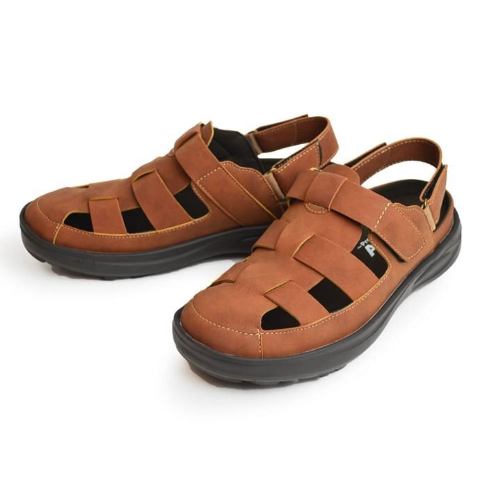 新品■26.5~27cm サンダル メンズ アウトドア 軽量 幅広 2WAY グラディエーター コンフォート サボ ベルクロ 通気性 靴【エコ配送】拍卖