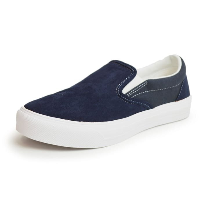 新品■26.5cm メンズ 軽量 カジュアル シューズ スニーカー earth music&ecology 屈曲 防滑 スリッポン 無地【エコ配送】拍卖