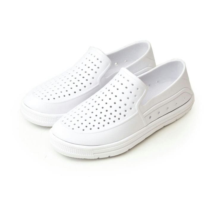 【在庫処分】新品■25.5cm 超軽量 スリッポン レディース サンダル ユニセックス 男女兼用 カジュアル シューズ パンチング【エコ配送】拍卖