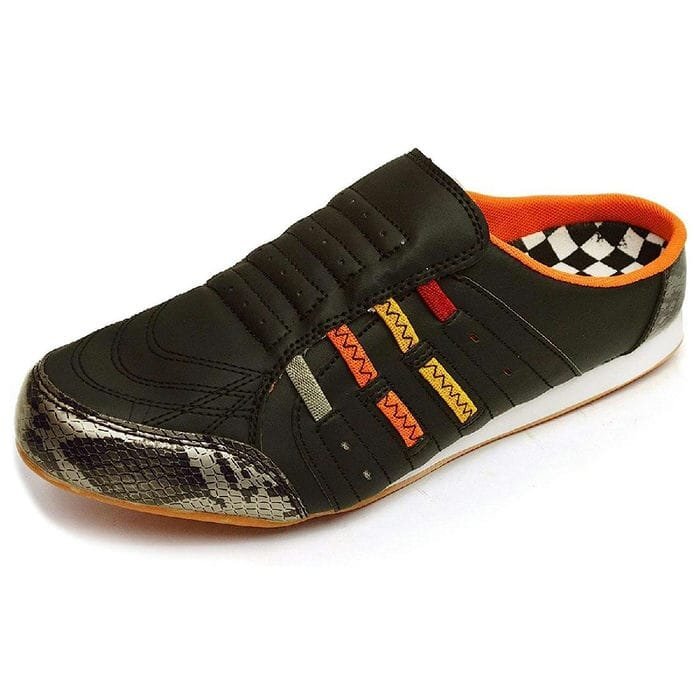 【在庫処分】新品■28cm メンズ スリッポン かかとナシ 靴 サボシューズ 軽量 カジュアル サイドライン パイソン柄【エコ配送】拍卖