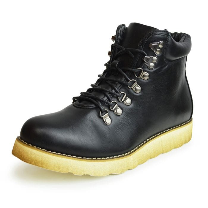 在庫処分■新品【25.5cm】ブーツ 軽量 幅広 ワークブーツ サイドジップ ヴィンテージ 靴 ハイカット スニーカー メンズ カジュアルシューズ拍卖