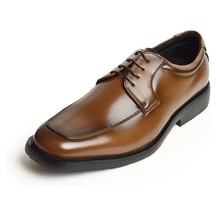 【在庫処分】新品■25cm ムレ解消 ビジネスシューズ 通気性 抗菌 防臭 レースアップ 外羽根 Uチップ 紐靴 3E 幅広 軽量 防滑 クールビズ拍卖