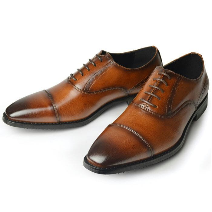 新品■25.5cm ビジネスシューズ 幅広 ロングノーズ 防滑 ストレートチップ スリッポン ローファー 外羽根 内羽根 メンズ 紳士靴 革靴拍卖