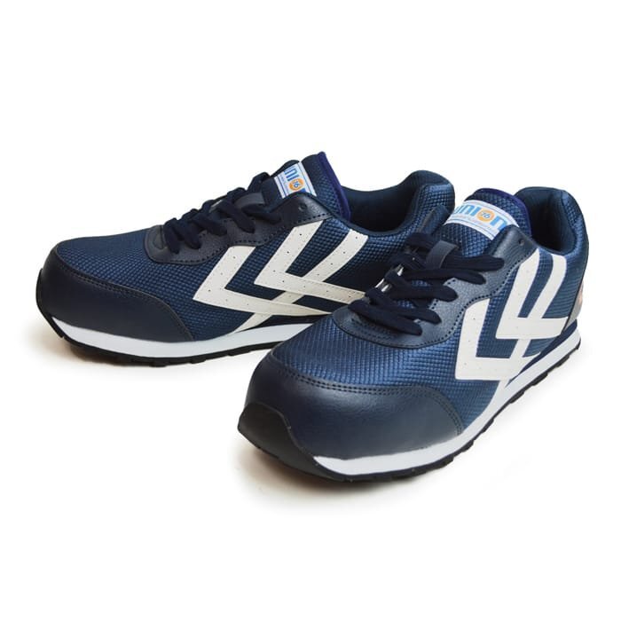 新品■25.5cm 安全靴 メンズ 鉄先芯入り 防滑ソール 軽量 幅広 3EEE 作業靴 セーフティシューズ 反射板 カップインソール 取外し可 紺 緑拍卖