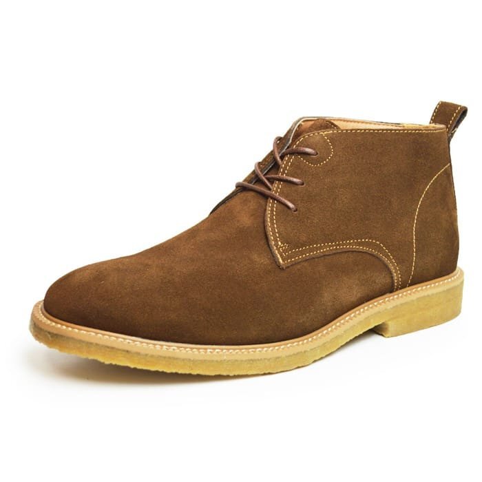 新品■26.5cm ブーツ 本革 スエード レザー きれいめ カジュアル ショートブーツ ANTLEY アントレー メンズ クレープソール 天然ゴム 靴拍卖