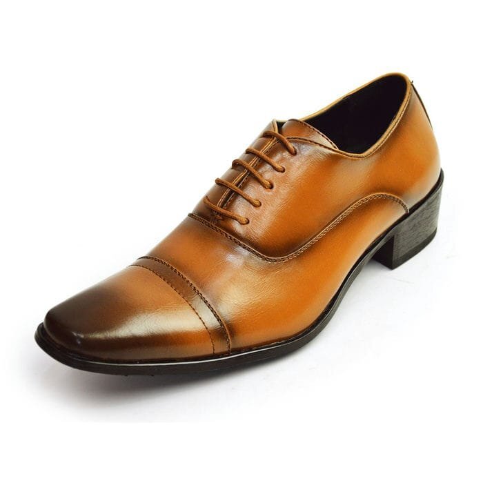 新品■26cm ビジネスシューズ 内羽根 ストレートチップ レースアップ メンズ フォーマル 冠婚葬祭 スクエアトゥ 5cm 身長アップ 紳士靴拍卖