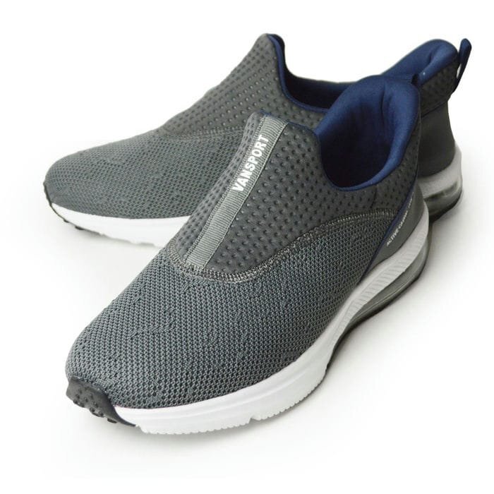 新品■27cm 軽量 スリッポン 脱ぎ履き楽々 ハンズフリー スニーカー メンズ ランニング 靴 カジュアル VAN ヴァンスポーツ【エコ配送】拍卖