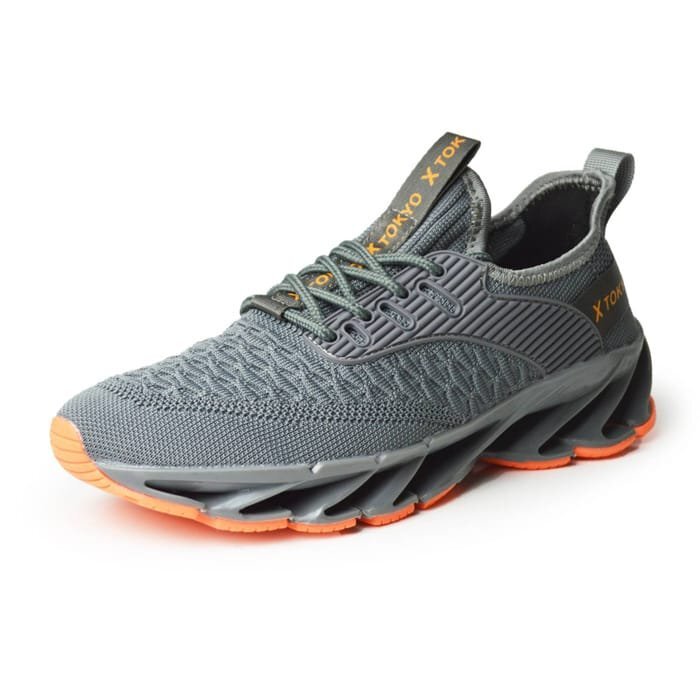 新品■25.5cm 軽量 ウォーキングシューズ メンズ スニーカー 防滑 クッション ランニング スポーツシューズ XTOKYO 運動 靴【エコ配送】拍卖
