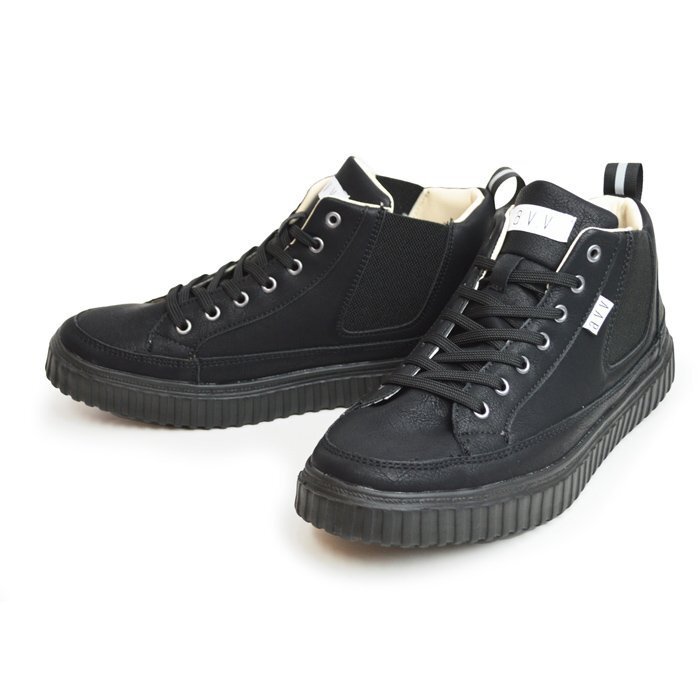 新品■26.5cm アーヴェヴェ a.v.v スニーカー メンズ ハイカット サイドゴア カジュアルシューズ 軽量 防水 レイン 耐滑 avv【エコ配送】拍卖