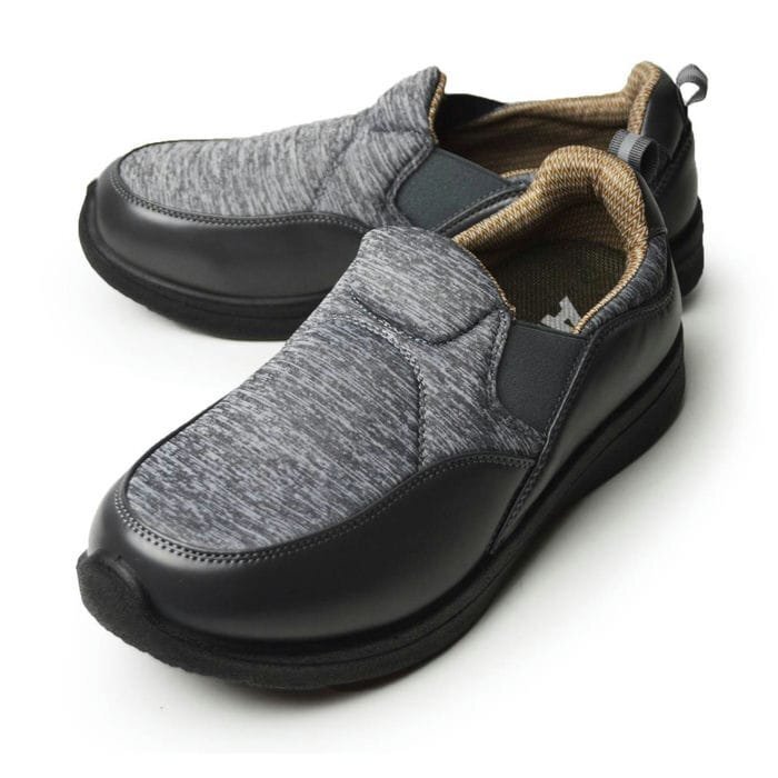 新品■27cm スリッポン 軽量 幅広 4E EEEE サイドゴア コンフォート カジュアルシューズ アウトドア 防滑 リハビリ 運動 靴【エコ配送】拍卖