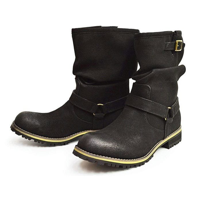 新品■27cm メンズ ブーツ ドレープ エンジニアブーツ ミドルブーツ スエード加工 ショートブーツ カジュアル 人気 靴 メンズシューズ拍卖