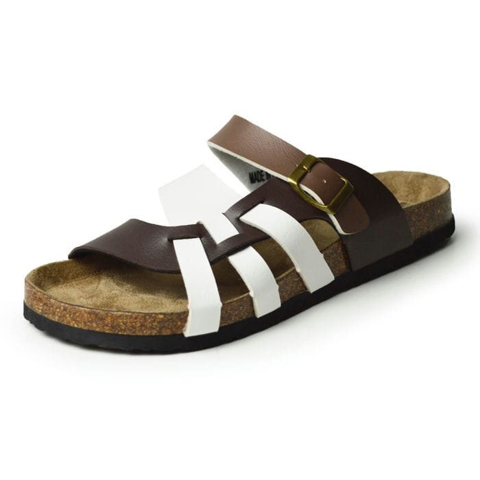 新品■25.5~26cm メンズ サンダル クロスベルト 軽量 コルク シャワーサンダル 屈曲 アウトドア キャンプ ビーチ 海 川 靴【エコ配送】拍卖