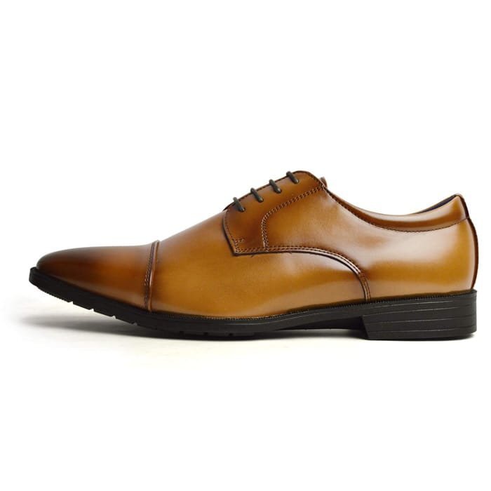 新品■27cm 超軽量 ビジネスシューズ 片足180g 多機能 メンズシューズ 幅広 3E 紳士靴 ストレートチップ 外羽根 レースアップ 紐靴拍卖