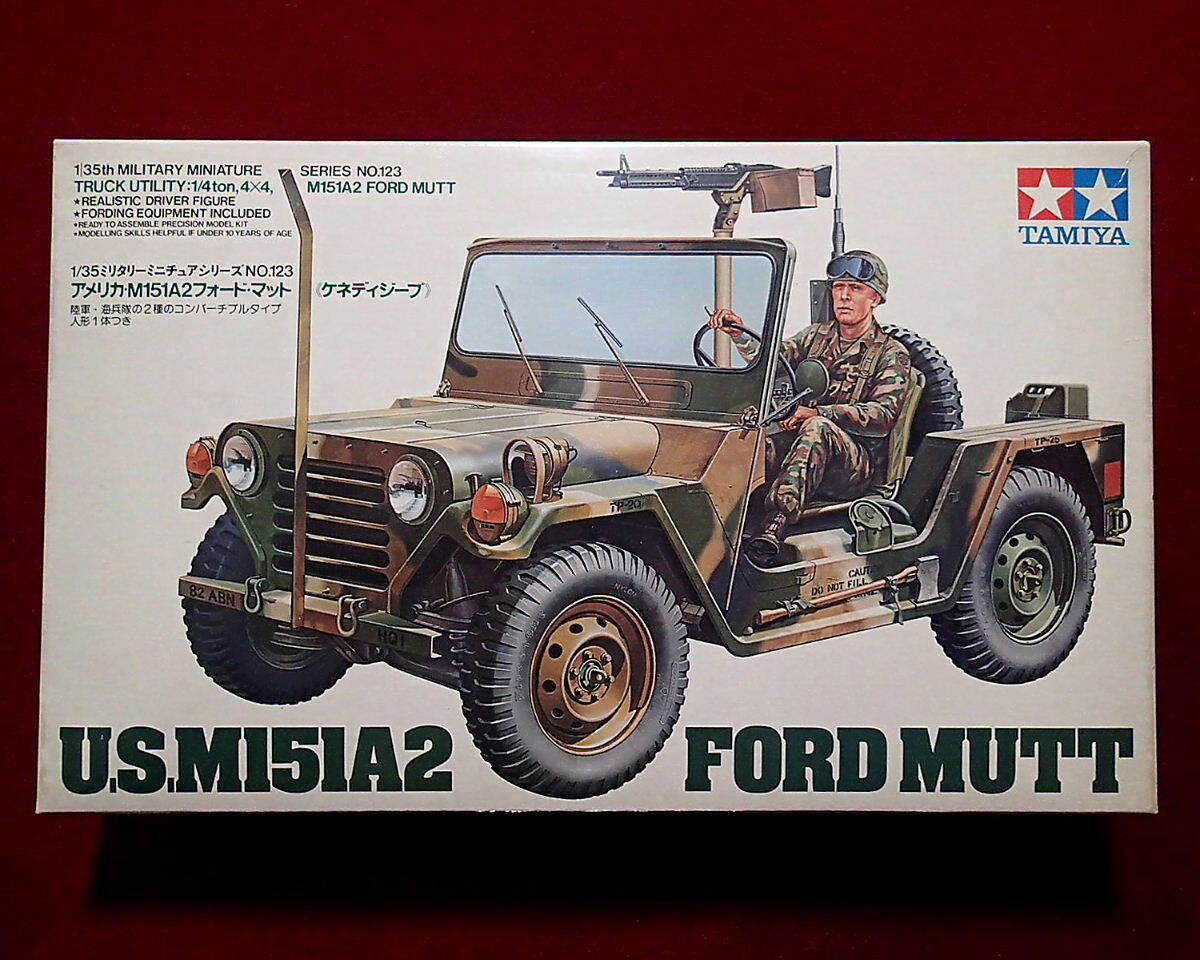 ★小鹿タミヤ(3623) 1/35 アメリカ軍 M151A2 フォード・マット(ケネディジ-プ) /ドライバー兵士付(定形外450円他)拍卖