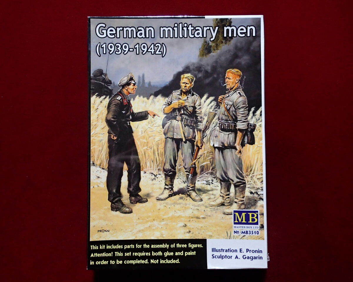 ★マスターボックス(MB3510) 1/35 ドイツ軍 戦車将校と歩兵(3体入) 1939-42 シュリンクパック未開封(定形外390円他)拍卖