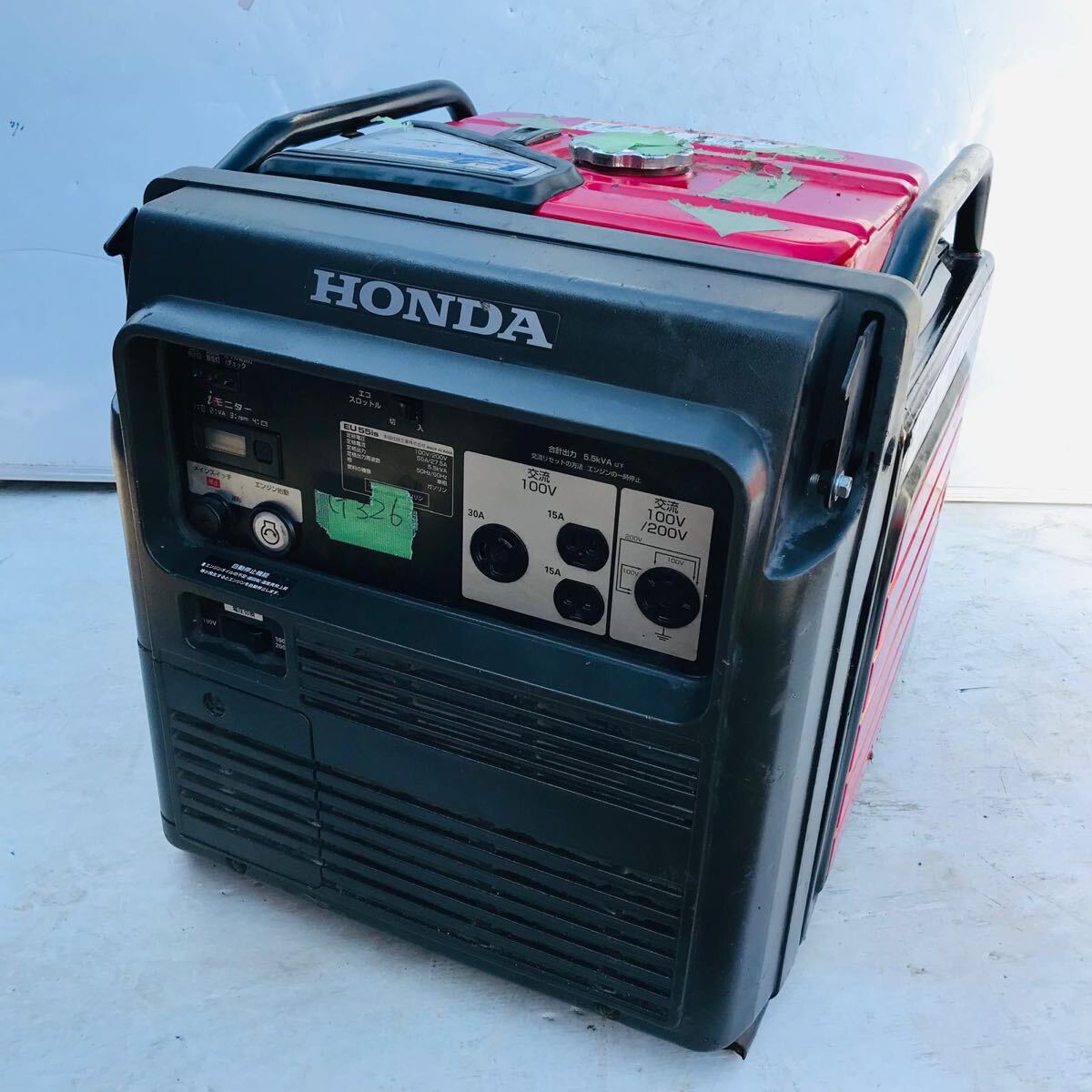 HONDA ホンダ 発電機 EU55is 動作確認済み 中古品拍卖