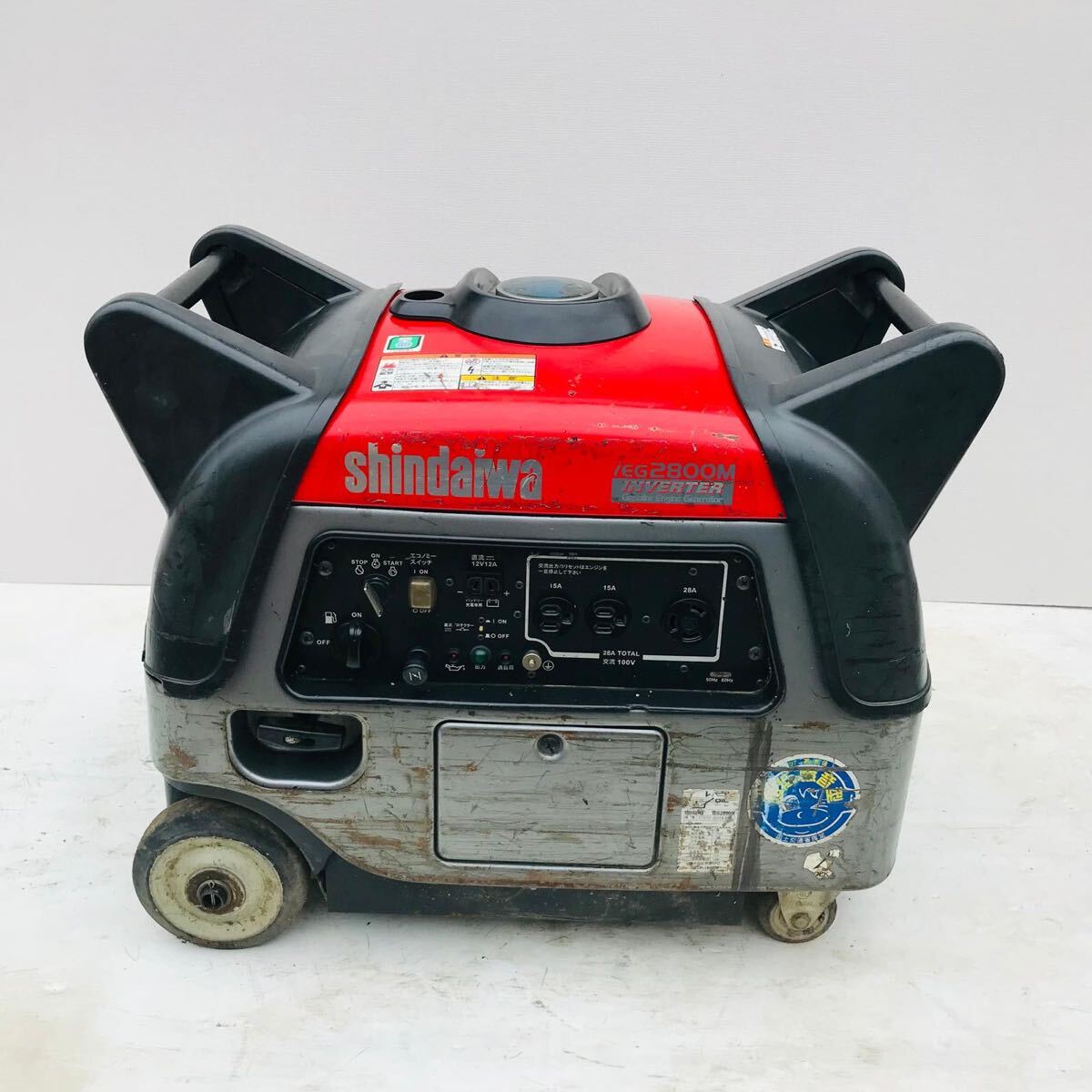 新ダイワ shindaiwa 発電機 iEG2800M 動作未確認現状品 中古品拍卖