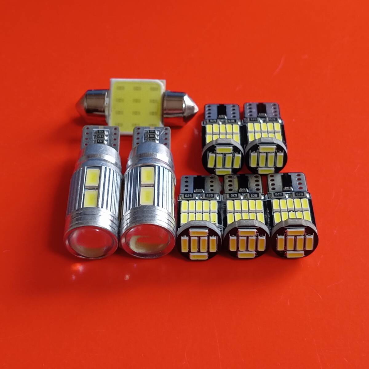 LA600S LA610S タント カスタム 超爆光!T10 LED ルームランプ バックランプ ナンバー灯 8個セット ホワイト ダイハツ /10/t31/26拍卖