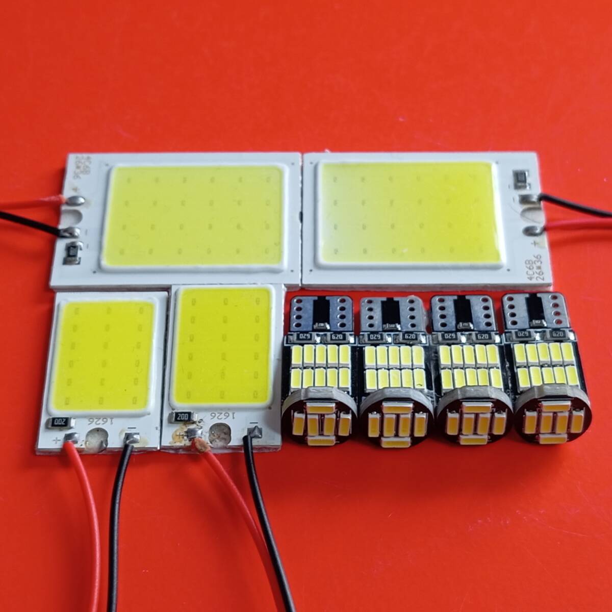 ランクル80 ランドクルーザー 超爆光!T10 LED ルームランプ 8個セット ホワイト トヨタ 80系 /c24/c18/26拍卖