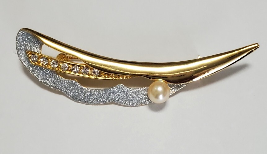 アコヤ 本真珠 パール 大粒 ブローチ レディース アクセサリー 7,9g 美品拍卖