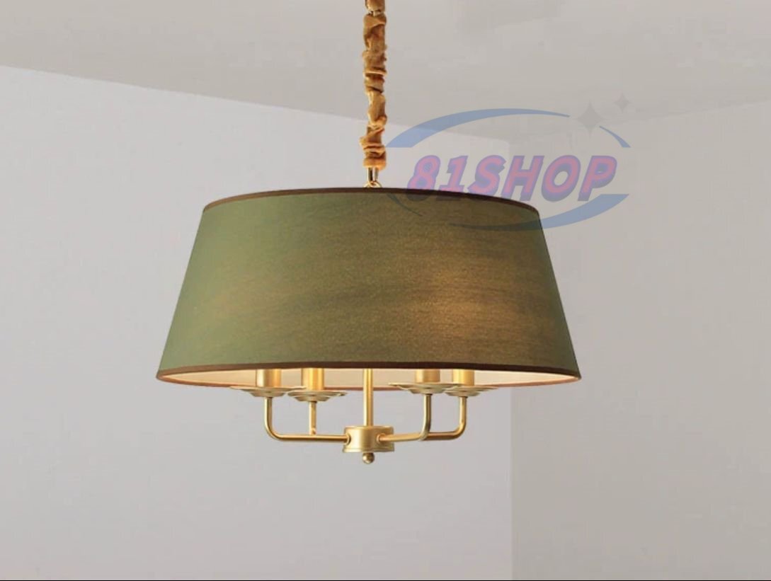 「81SHOP」特売!高品質☆モダンなヴィンテージライト LED ペンダントライト 照明器具 リビングルーム 緑拍卖