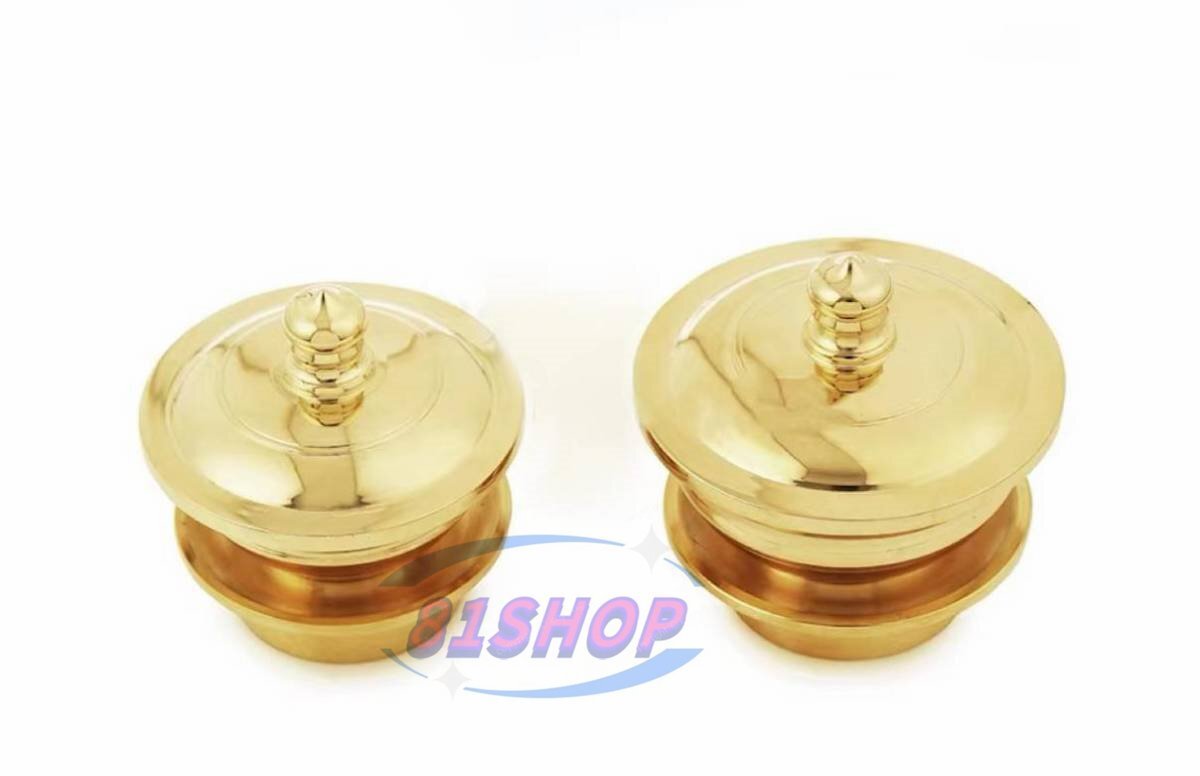 「81SHOP」密教 法具 寺院用仏具 洒水器、塗香器二器セット 真鍮製拍卖