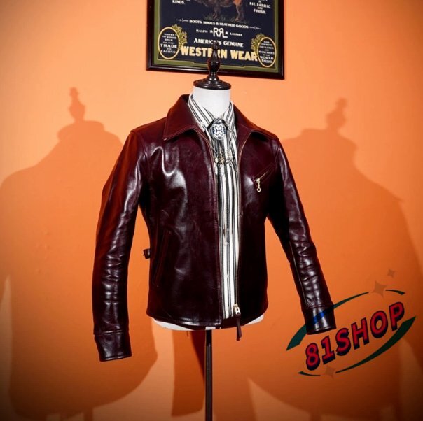 「81SHOP」復刻 1930’S ・クラシックです 本革 レザー スハイド ・ジャケット 馬革 S-4XLサイズ選択可拍卖