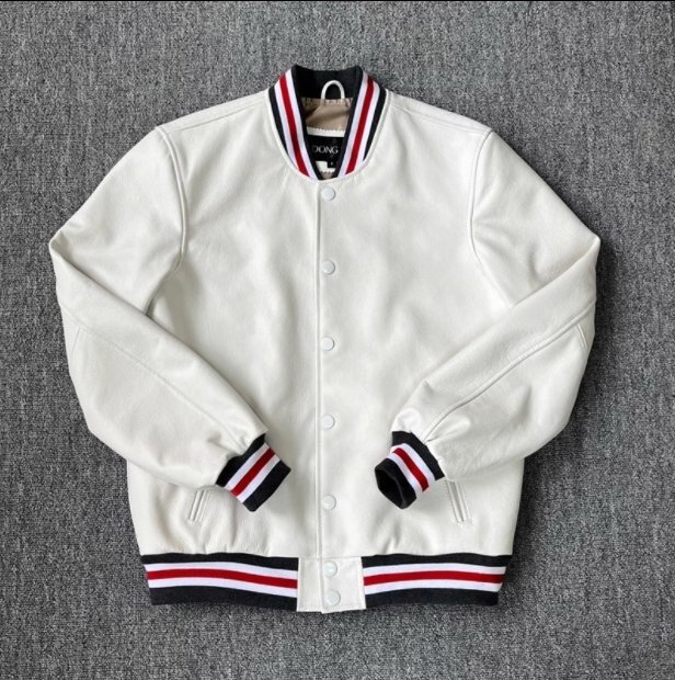 「81SHOP」男女兼用★本革 野球着 カーフスキン バファロースキン 革ジャン 牛革 シングルライダース アメカジ レザージャケット拍卖