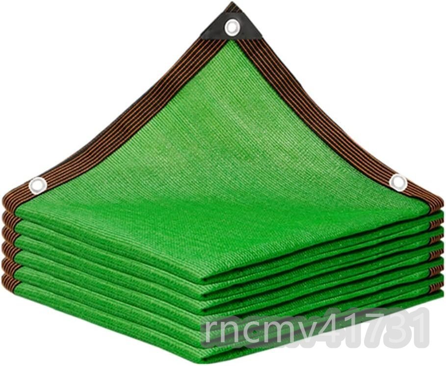 「81SHOP」オーニング 日焼け止めシェードクロス グロメット付きエッジ、 緑の色合いの布 温室、駐車場、庭の庭または犬小屋のため拍卖