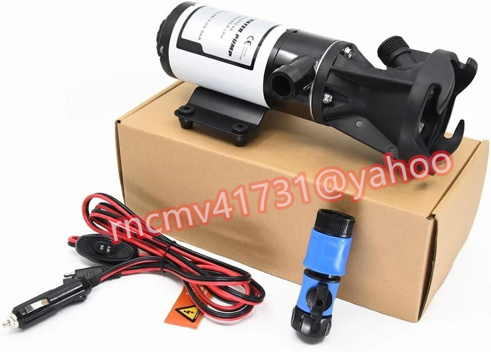「81SHOP」 RV/ヨットトイレ下水粉砕ポンプ、45.0L/分、完全防水、高流量 (12V)拍卖