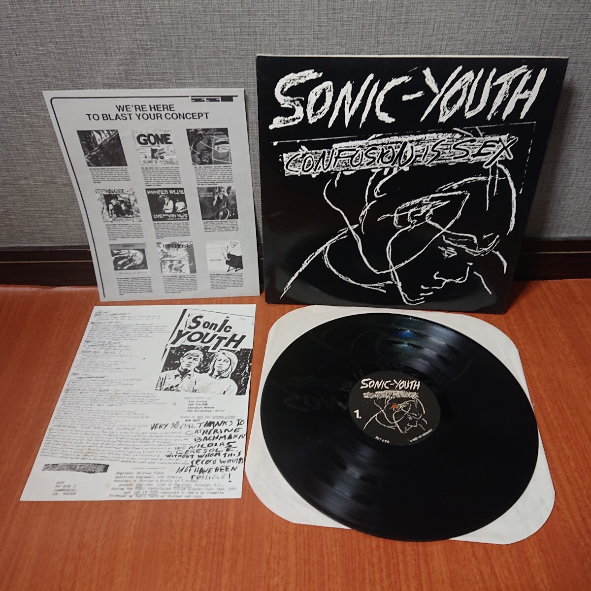 ★1スタ★ ソニック・ユース SONIC-YOUTH CONFUSION IS SEX レコード拍卖