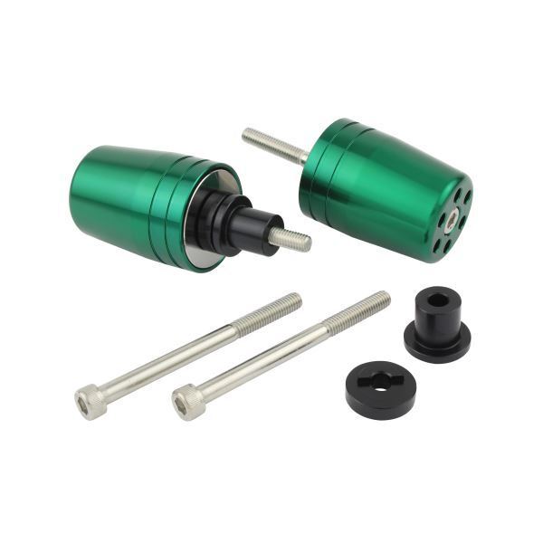 Ninja-H2SX-SE/SE+(2018-2020) 用 ウルトラヘビーバーエンドキャップ M6タイプ ダークグリーン|ポッシュフェイス/POSH拍卖