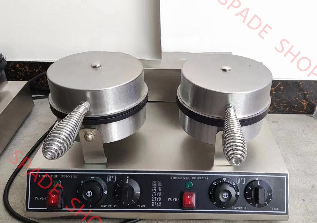 電気 ワッフルメーカー 2連 焼成取数8個 単相 100V_業務用_飲食店_店舗用品拍卖