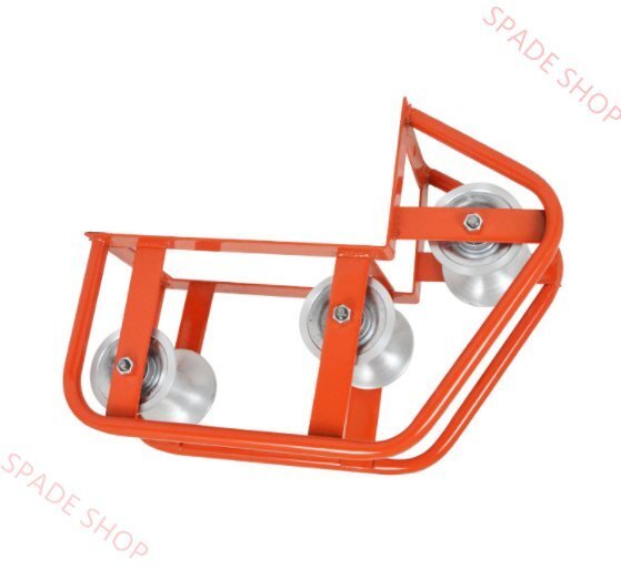 【井口大カーブです】 電気工事 通線 精機 延線用ローラー ケーブル 安全 延長線用 回転 水平 角度調整 配線 水道工事 配管 牽引時拍卖