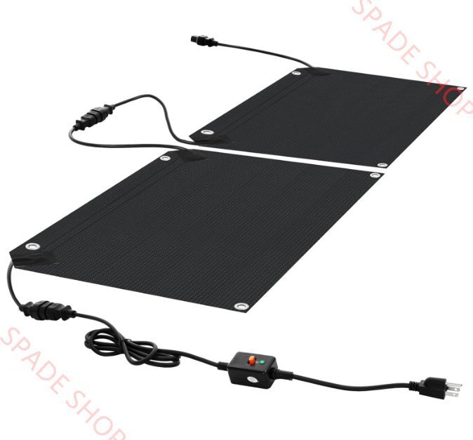 融雪マット 通路 駐車場 玄関 階段 歩道用 加熱 融雪システム 屋根融雪 融雪ヒーター 凍結防止 滑り止め 雪対策 除雪 110v 2pcs 60*60CM拍卖