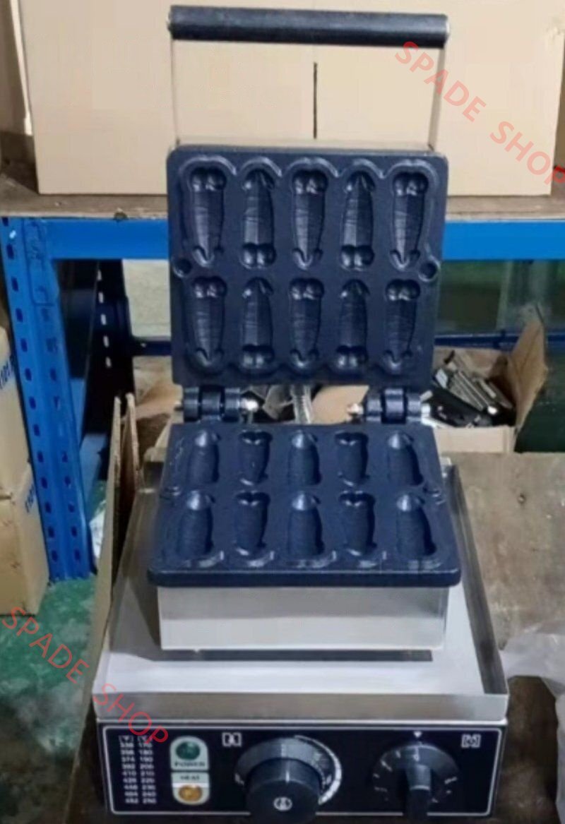 電気 ガーマン-ペニス製造機 スティックワッフル マシン ワッフルメーカー 10個焼 1 00V 業務用拍卖